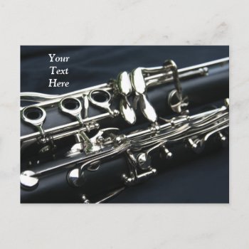 Two Clarinets Postcard by Lilleaf at Zazzle
