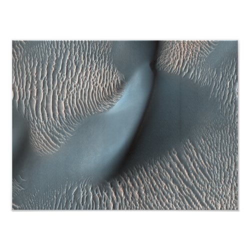 Two classes of aeolian bedforms photo print
