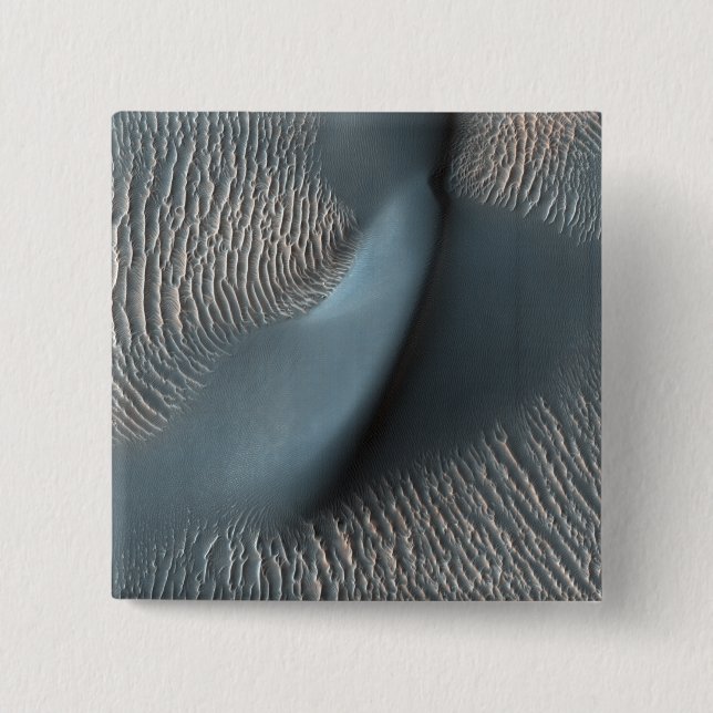 Two classes of aeolian bedforms pinback button (Front)