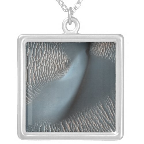 Two classes of aeolian bedforms silver plated necklace
