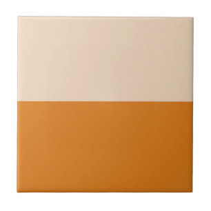 Two Color Block Art Ceramic Tile