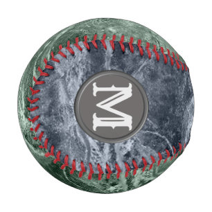 Two color marble monogram - Pick your colors Baseball