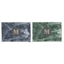 Two color marble monogram - Pick your colors