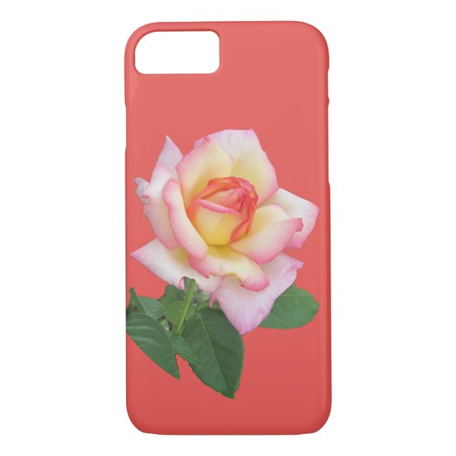 Two-color Pink Rose Case-Mate iPhone Case (Back)