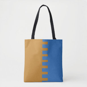 Two-Color Stylish Tote Bag