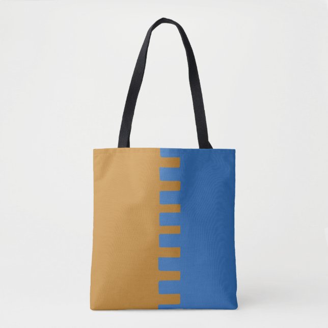 Two-Color Stylish Tote Bag (Front)