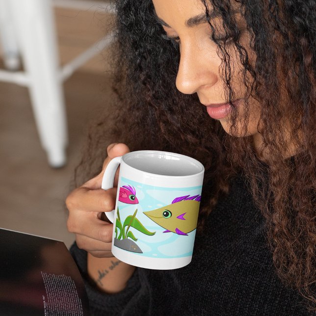 Two Colourful Fish Coffee Mug (Creator Uploaded)