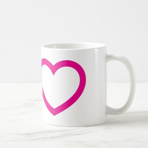 two connected hearts making an infinity sign great coffee mug