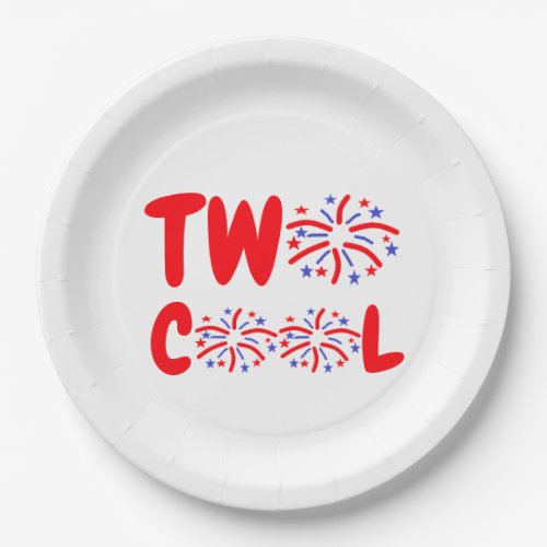 Two Cool 2nd Birthday Paper Plates