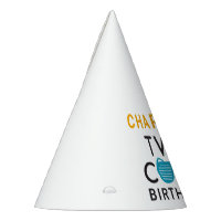 Boys 2nd birthday o-fish-ally fishing themed party hat