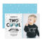 Two Cool birthday invitation boy 2nd birthday Blue