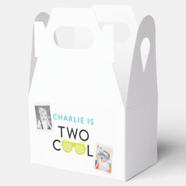 Two Cool Birthday party Favor Boxes (Opened)