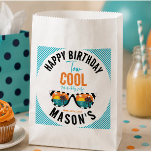 Two Cool Boy 2nd Birthday Party Favor Bag