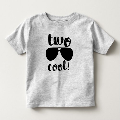 Two Cool Boy Second Birthday T_shirt