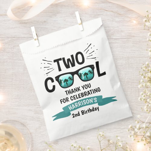 Two Cool Boys 2nd Birthday Favor Bag