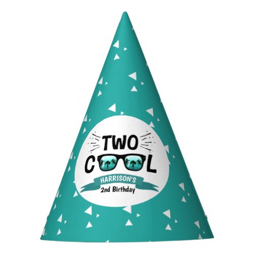 Two Cool Boys 2nd Birthday Party Hat