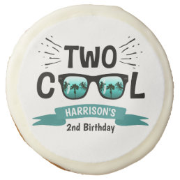 Two Cool Boys 2nd Birthday Sugar Cookie
