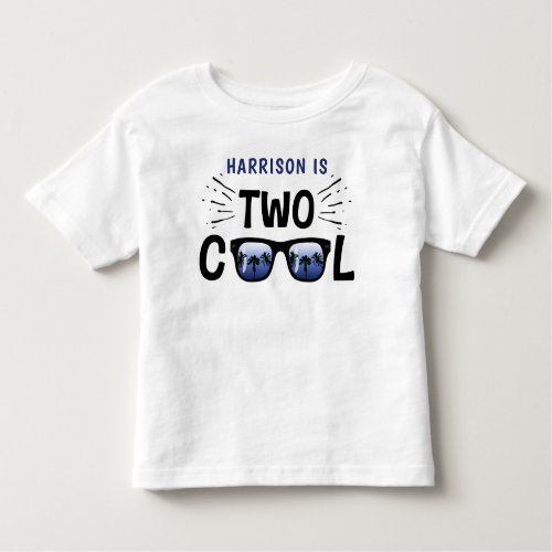 Two Cool Boys 2nd Birthday Toddler T_shirt