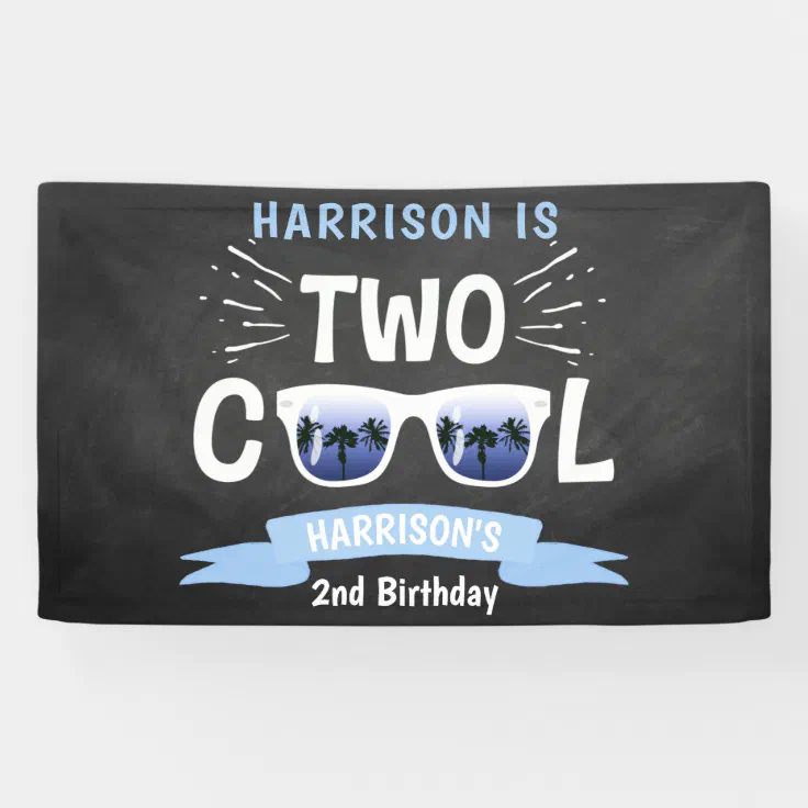 chalkboard birthday banner