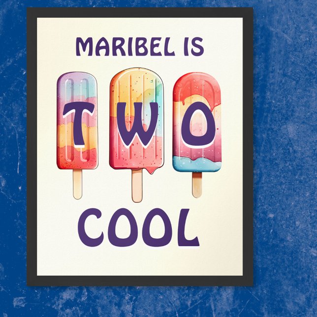 Two Cool Colorful Popsicle Poster (Creator Uploaded)