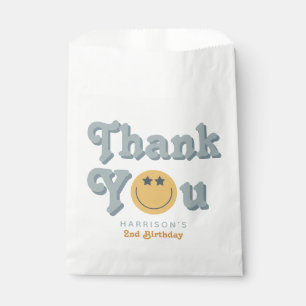 Two Cool Dude Boys 2nd Birthday Party Thank You Favor Bag