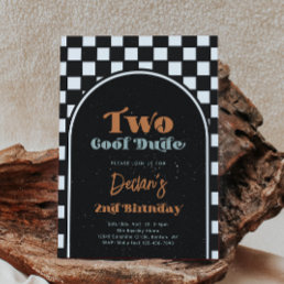 TWO Cool Dude First Birthday Invitation | Skate