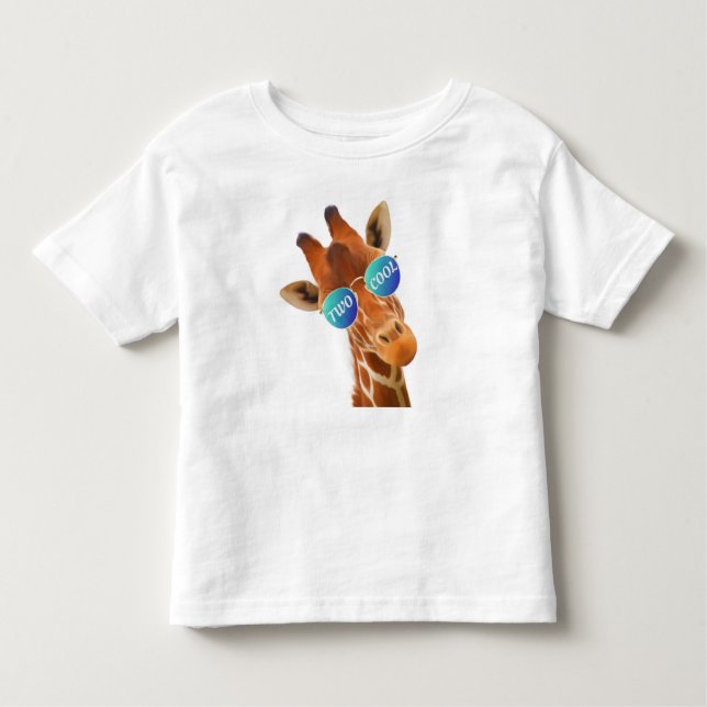 TWO COOL - GIRAFFE TODDLER T-SHIRT (Front)
