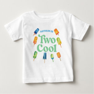 Two Cool Popsicle Birthday Baby T-Shirt