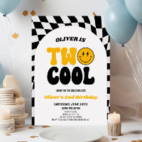 Two Cool Retro Arch Second 2nd Birthday Party