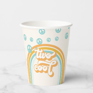 TWO Cool Retro Boy 2ND Birthday Paper Cups