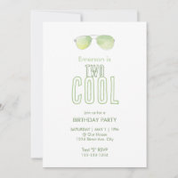 Two Cool Second Birthday Invitation