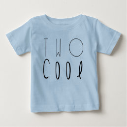 Two Cool | Second Birthday Party Baby T-Shirt