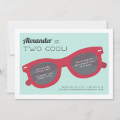 Two Cool | Summer Sunnies Birthday Party Invite (Front)