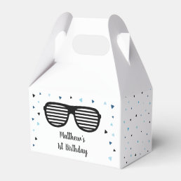 Two Cool Sunglasses Boy Birthday Favor Boxes