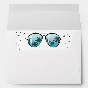 Two Cool Sunglasses Palm Trees Boy Summer Envelope