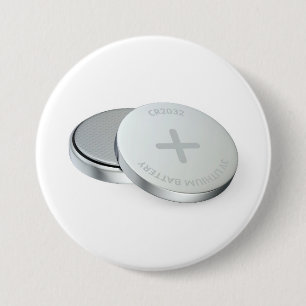 Two CR2032 lithium coin batteries Button