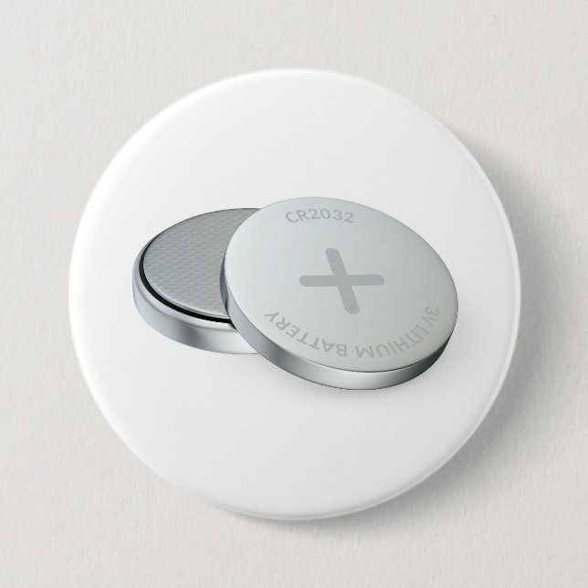 Two CR2032 lithium coin batteries Button (Front)