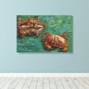 Two Crabs by Vincent van Gogh Canvas Print