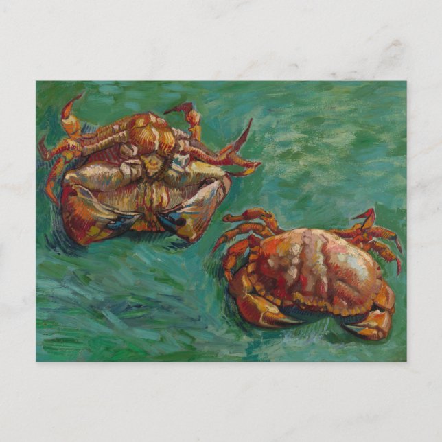 Two Crabs by Vincent van Gogh Postcard (Front)