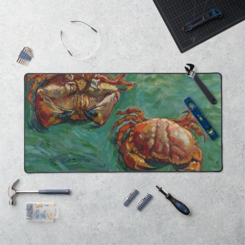 Two Crabs by Vincent van Gogh Poster Desk Mat