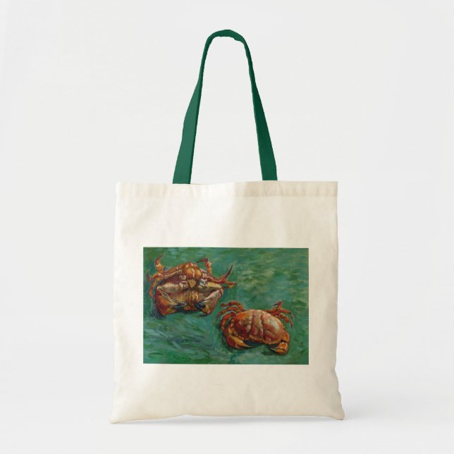 Two Crabs by Vincent van Gogh Tote Bag (Front)