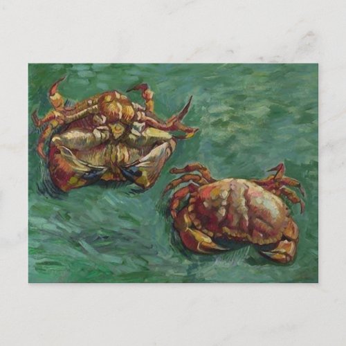 Two Crabs F606 Van Gogh Fine Art Postcard