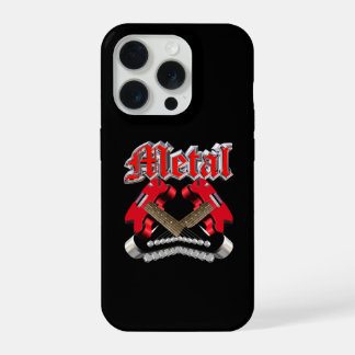 Two crossed guitars iPhone 15 pro case