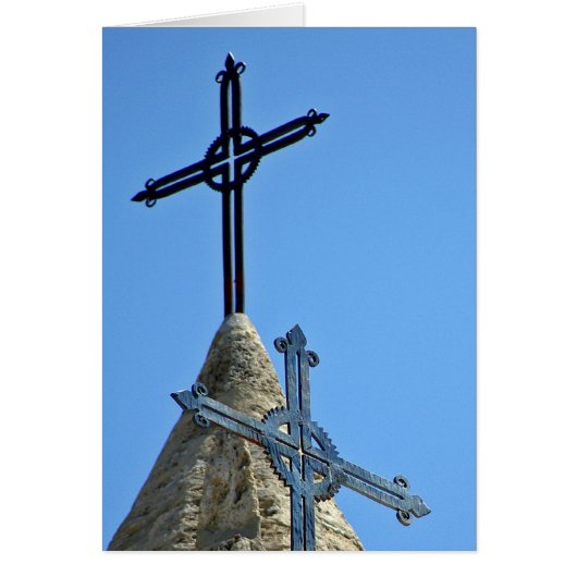 Two crosses cards (Front)