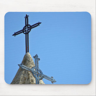 Two crosses mouse pad