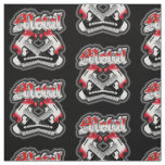 Two crossing guitars fabric