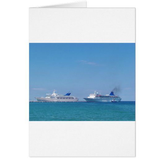 Two Cruise Ships Cards (Front)