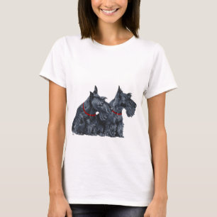 Two Curious Scottish Terriers T-Shirt