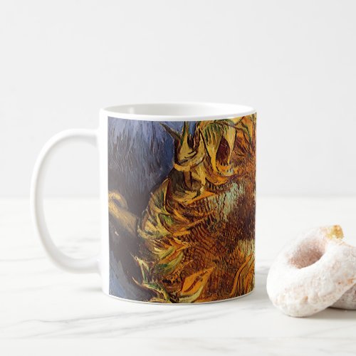 Two Cut Sunflowers by Vincent van Gogh Coffee Mug