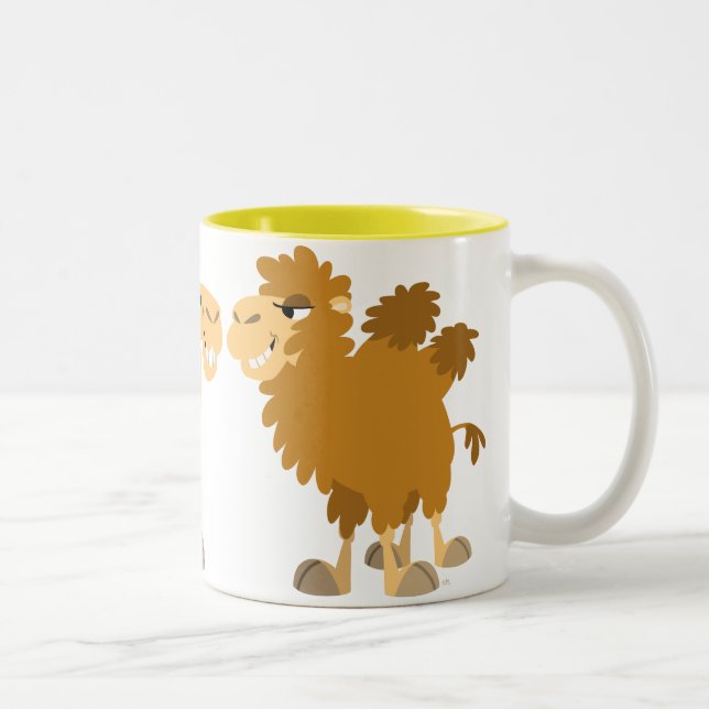 Two Cute Cartoon Camels Mug (Right)
